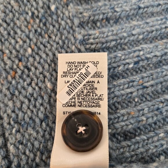 Rebecca Taylor LA VIE Teal Thick Soft Comfy Merino Wool Sweater Size M LIKE NEW! - Picture 12 of 16